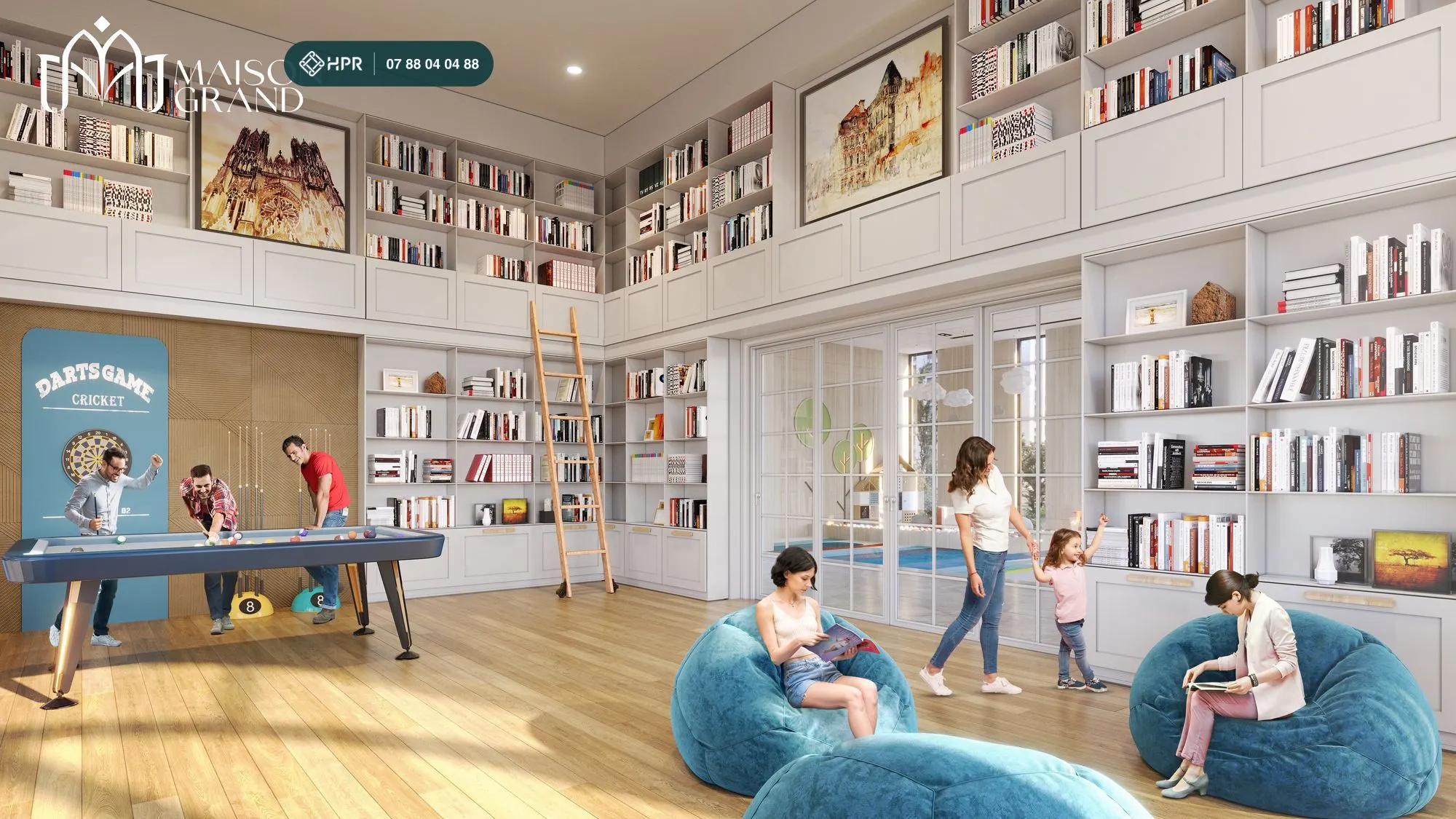 Шопхаус Maison Grand Phú Mỹ под библиотеку и кафе