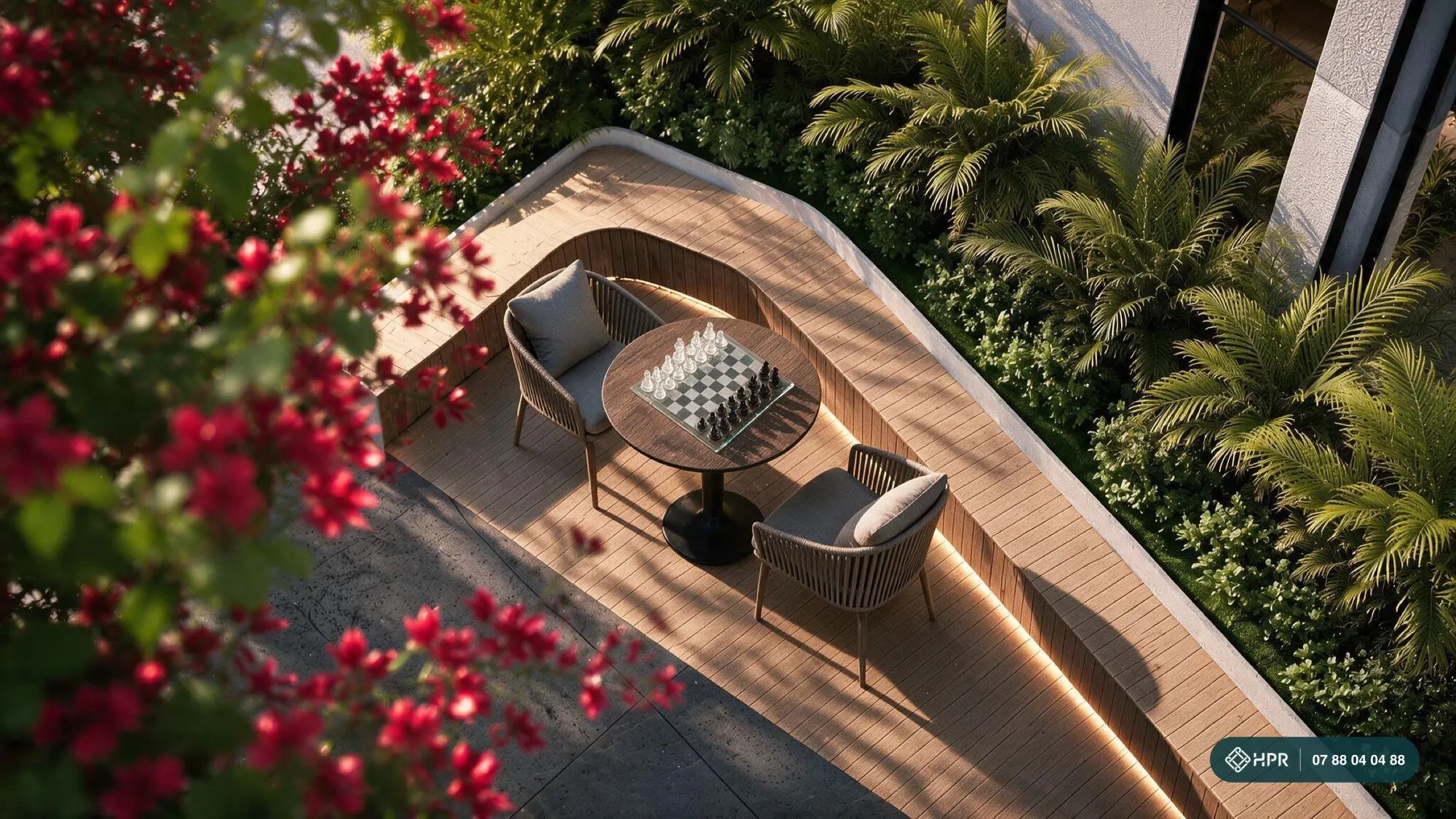 Bàn cờ ngoài trời Serena Riverside