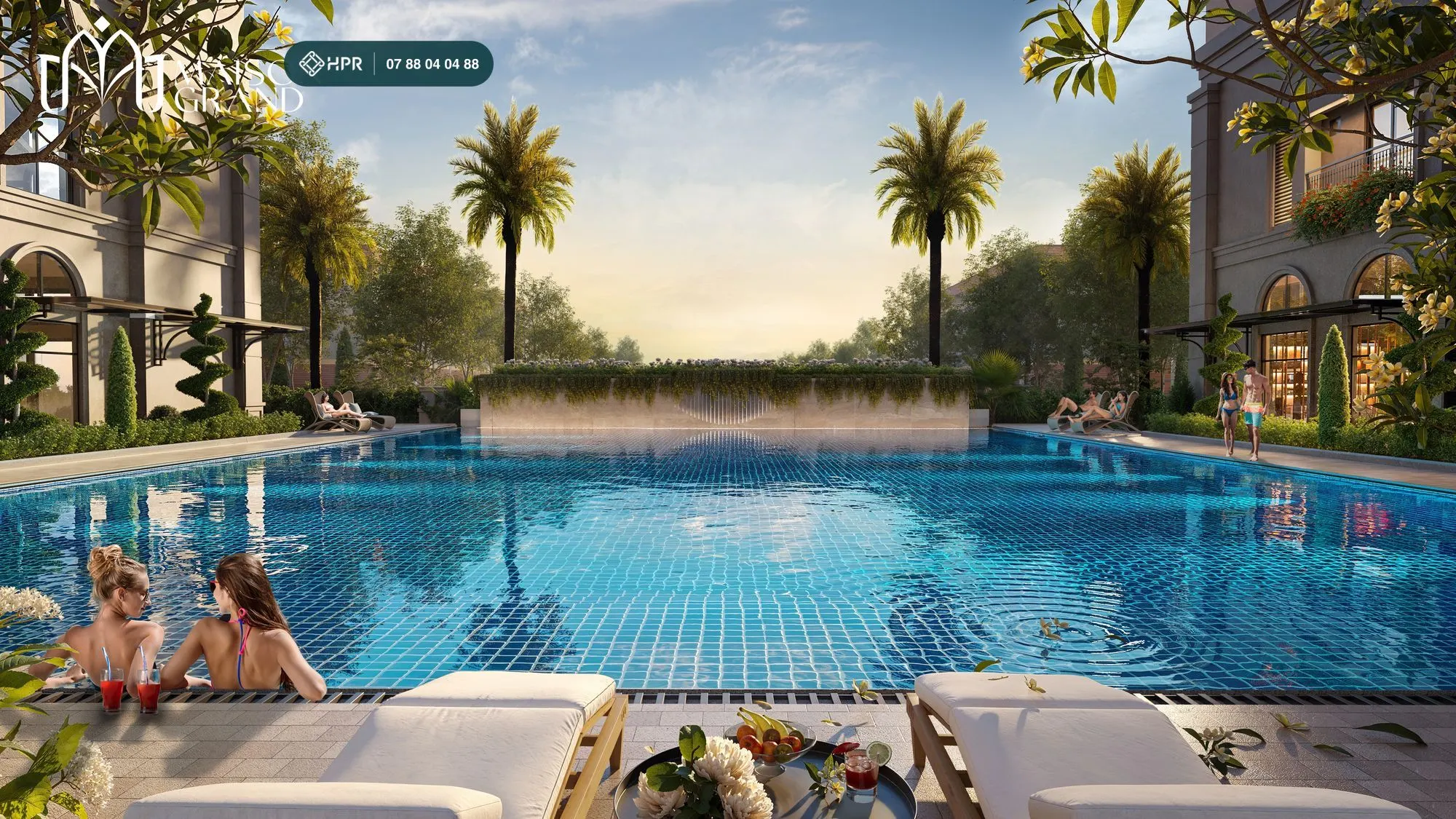 Бассейн Aqua Grand в Maison Grand Phú Mỹ