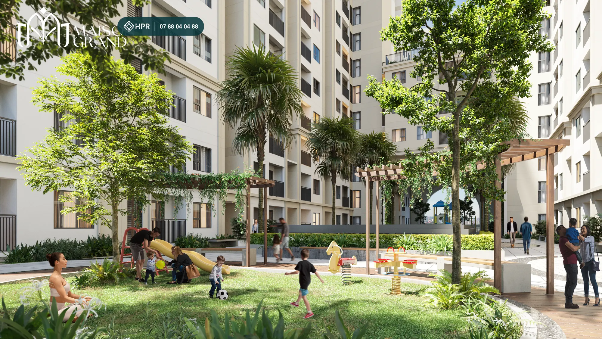 Внутренний парк Maison Grand Phú Mỹ