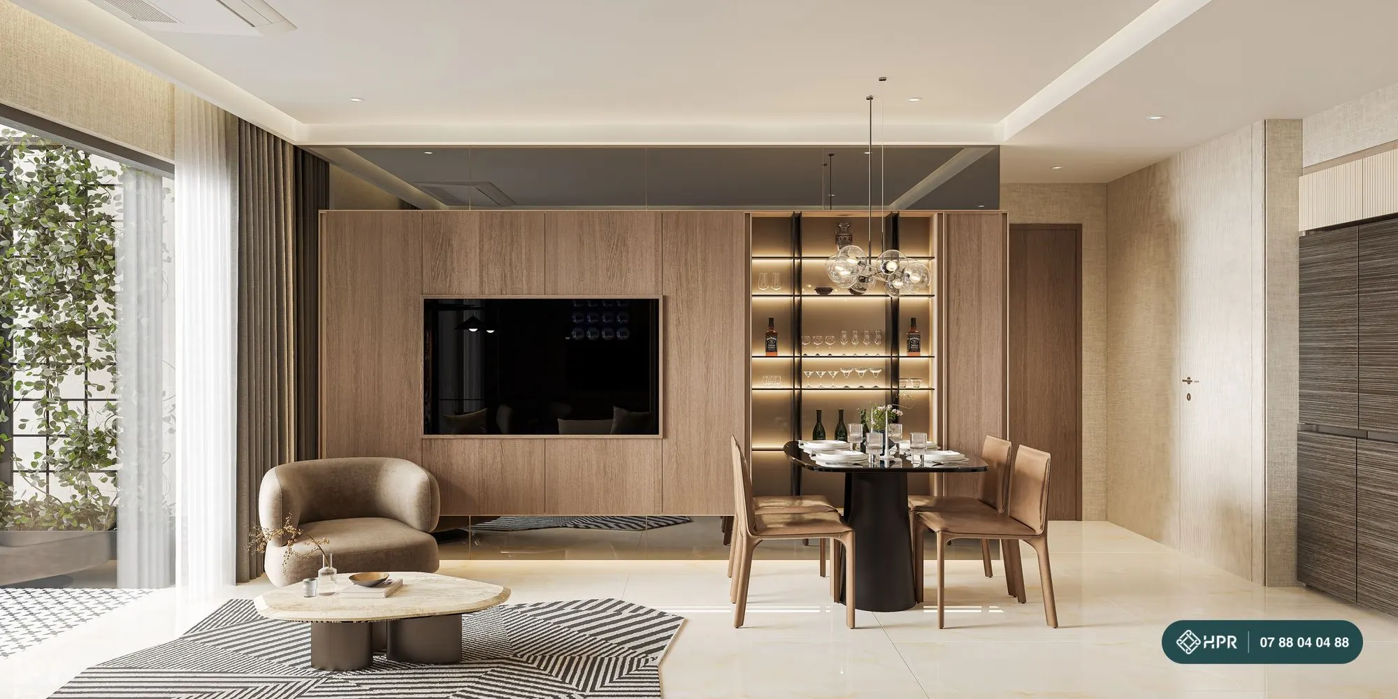 1ベッドルーム+のリビング