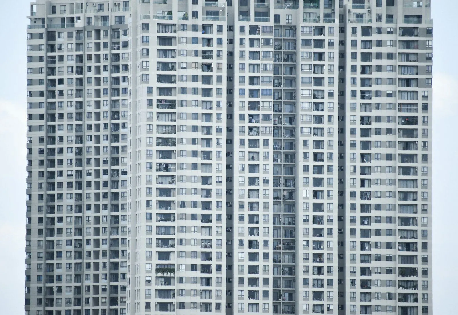 ホーチミン市の高層マンション群