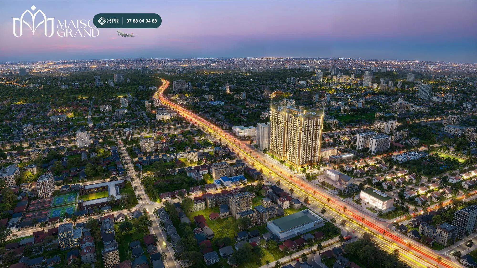 Трасса QL51 ночью