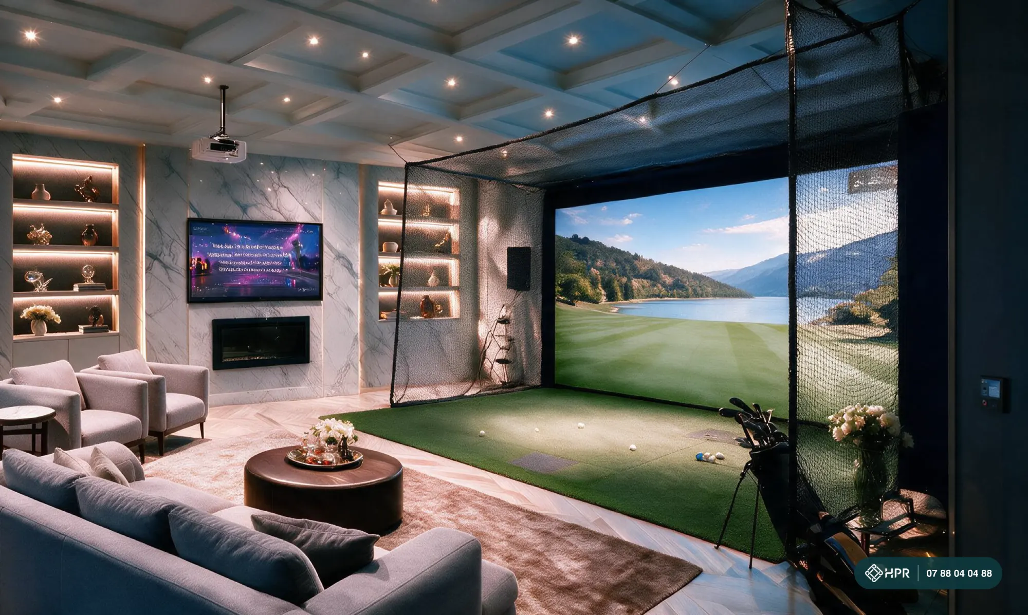 Phòng golf 3D và karaoke Serena Riverside
