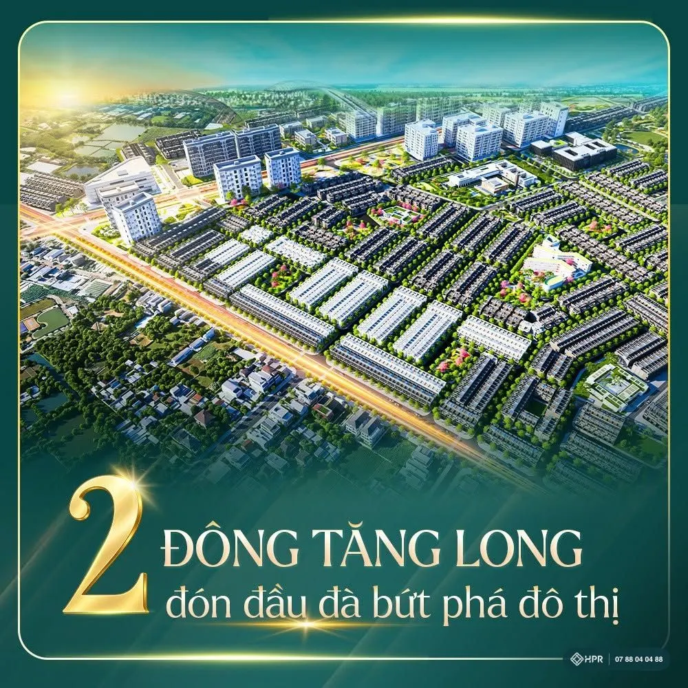 Khu nhà thấp tầng Đông Tăng Long giữa mạng đường quy hoạch đồng bộ