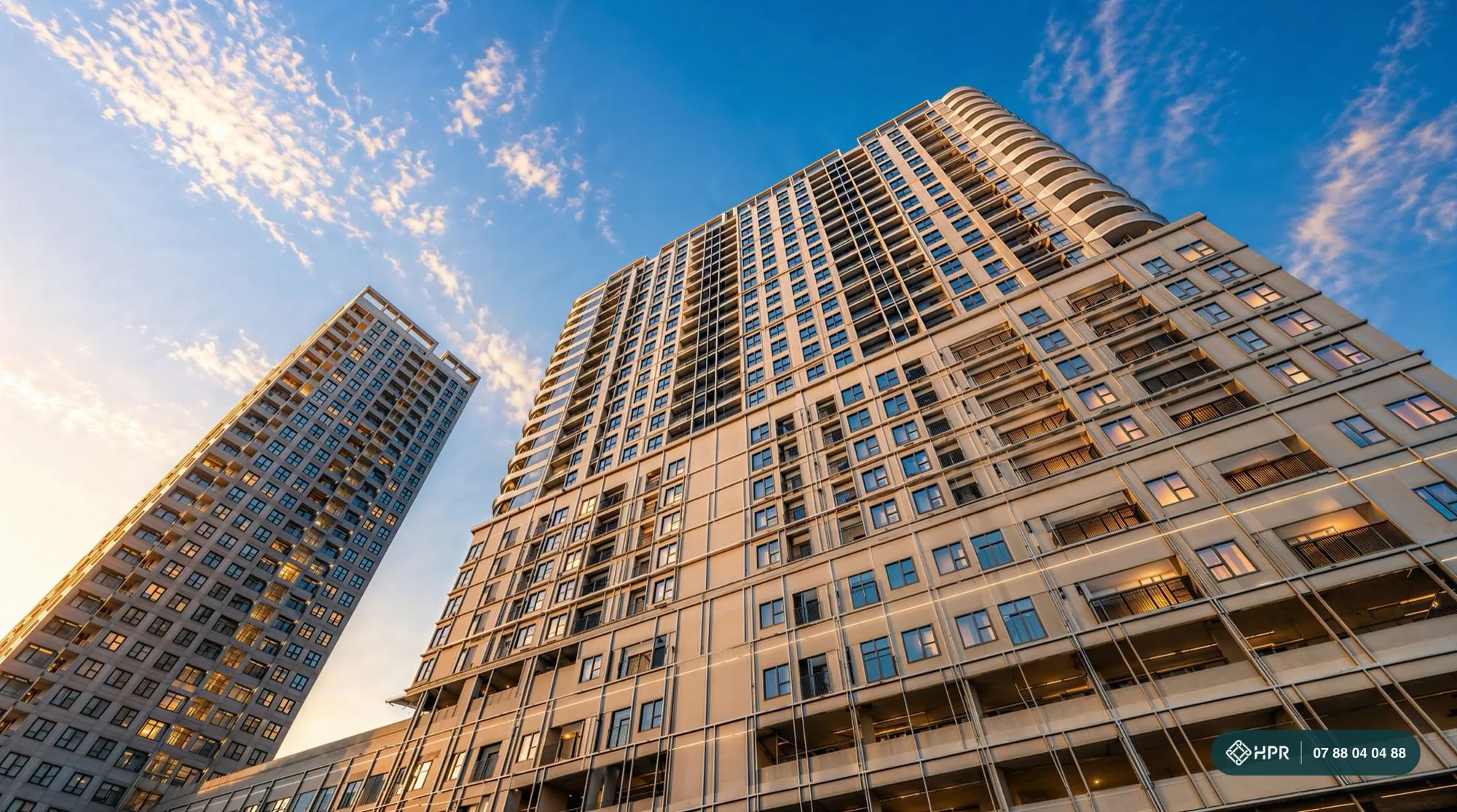 Phối cảnh kiến trúc hai tháp Serena Riverside trên đường Vĩnh Phú 29, phường Lái Thiêu