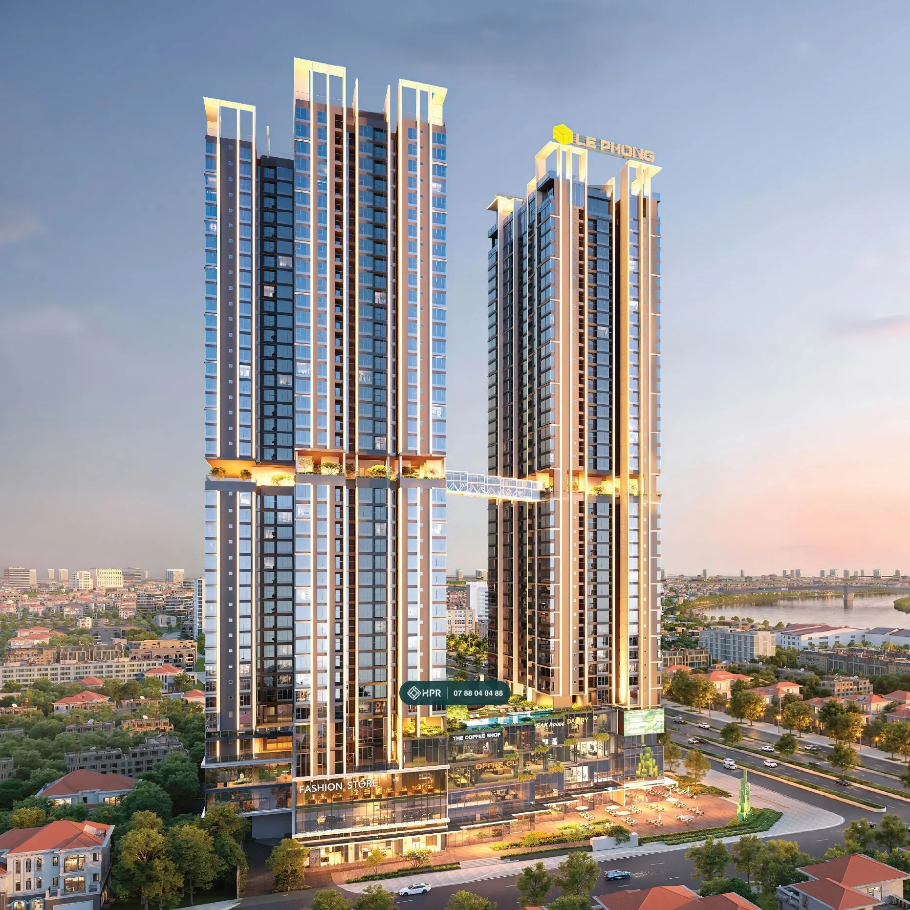 Phối cảnh The Emerald Boulevard tại góc Quốc lộ 13 và đường Vĩnh Phú 10