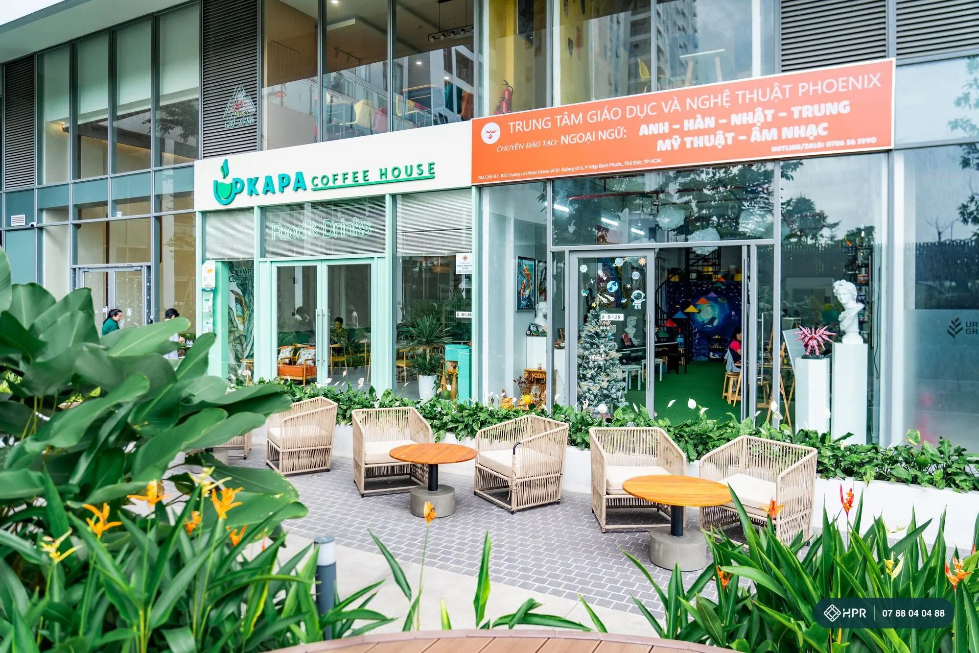 Shophouse khối đế Urban Green đang có khách thuê kinh doanh