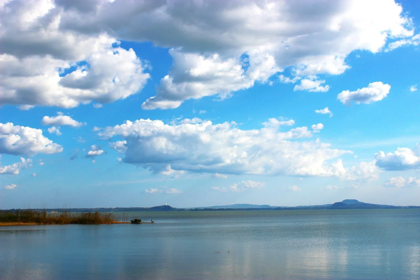Tri An Lake, Dong Nai, under a cloudy sky